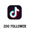 200 tiktok follower